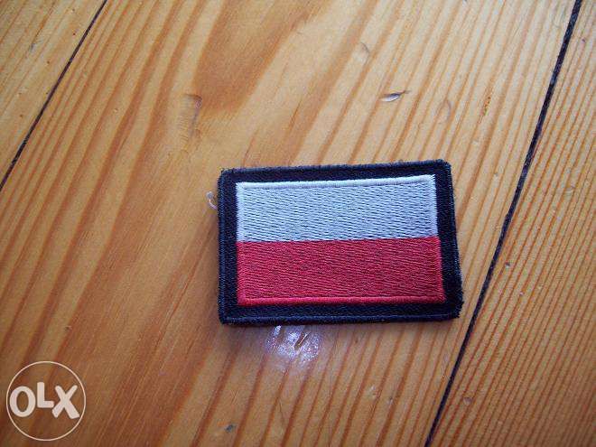 Naszywka FLAGA Polska oryginał wersja na mundur WP