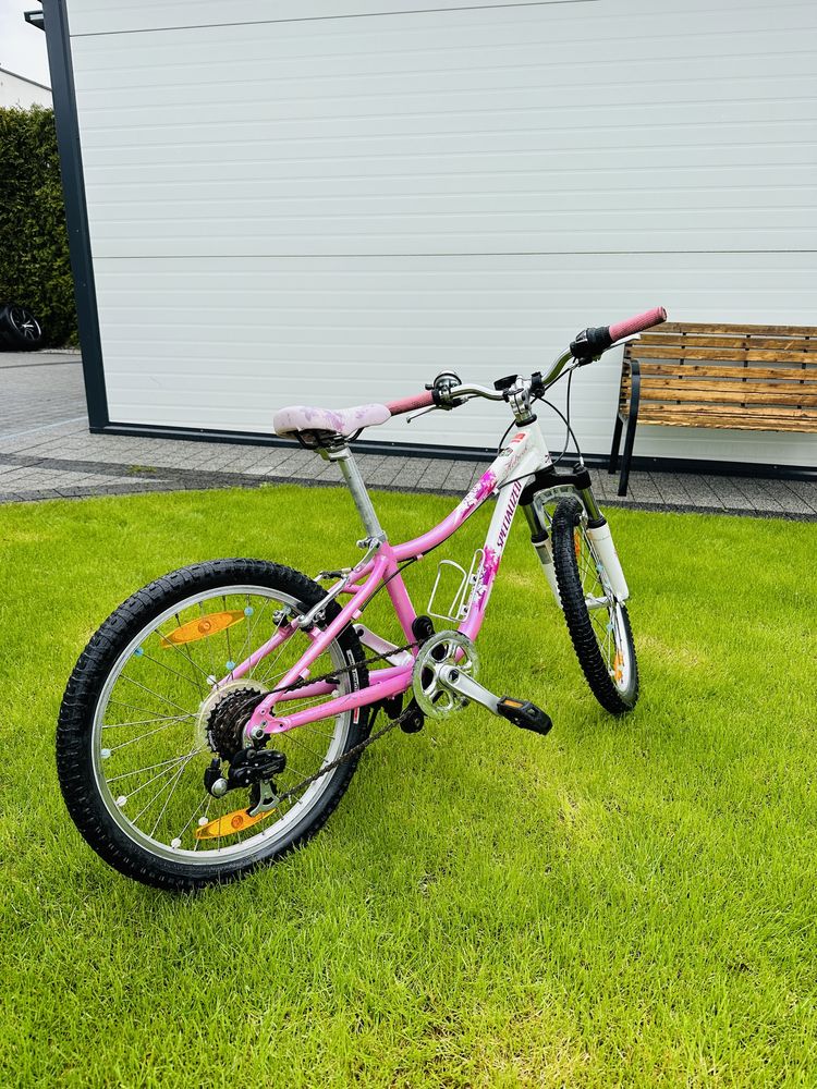 Rower dzieciecy Specialized Hotrock koła 20 cali różowy dziewczęcy