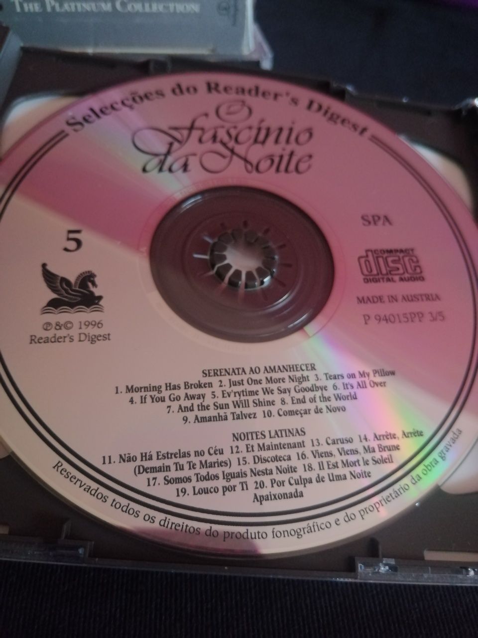 5 cds O fascínio da Noite