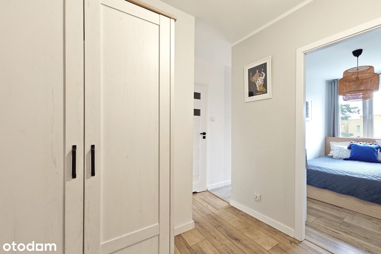 Gotowe do wprowadzenia, umeblowane | po remoncie | balkon | obok lasu