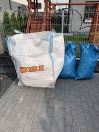 Big Bag 1000kg 1m3 1T duży worek wór gruz ziemie bigbag big-bag