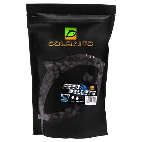 Solbaits Feed Black Pellet 9mm 800g Rybny