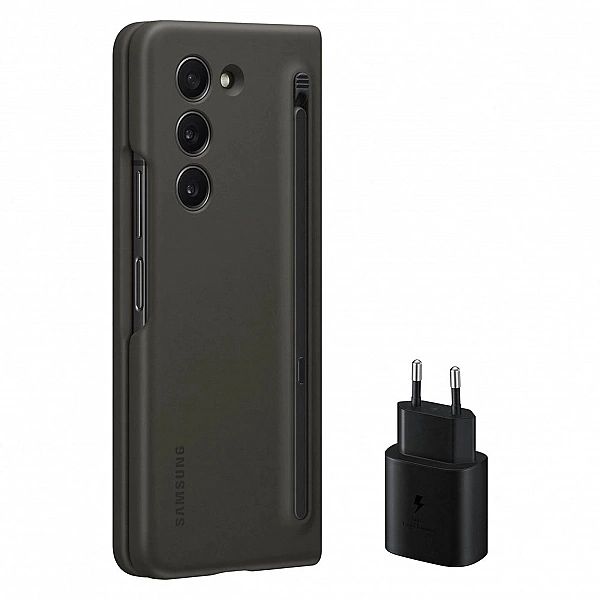 Zestaw etui silikonowe do Samsung Galaxy Z Fold 5 Slim Case + ładowark