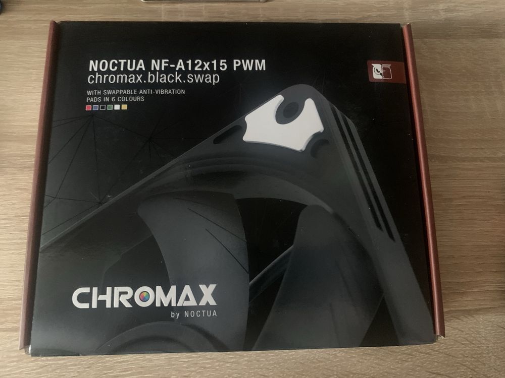 Вентилятор noctua NF-A12x15 PWM CHROMAX Black