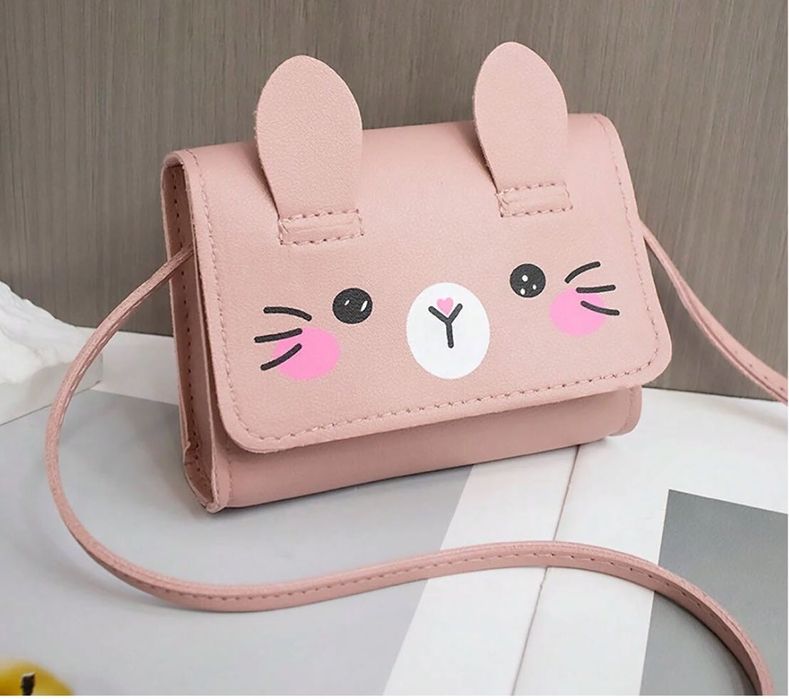 Mala para menina "Coelho Branco ou Rosa" NOVA