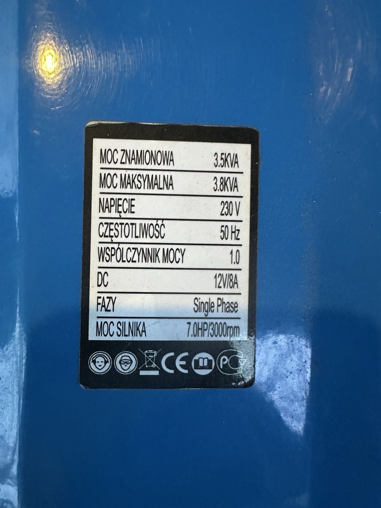 Генератор Kraft&Dele 3,5kW з електричним стартером