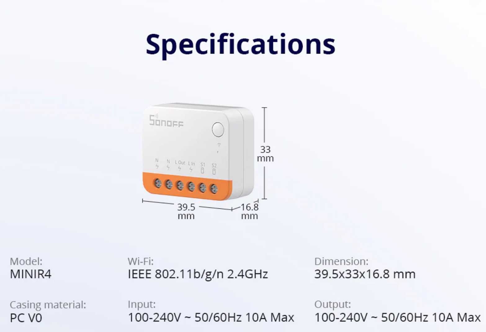 SONOFF MINI R4 Wi-Fi/Switch/Реле/Таймер"ITEAD",Розумний Дім/Оригінал!