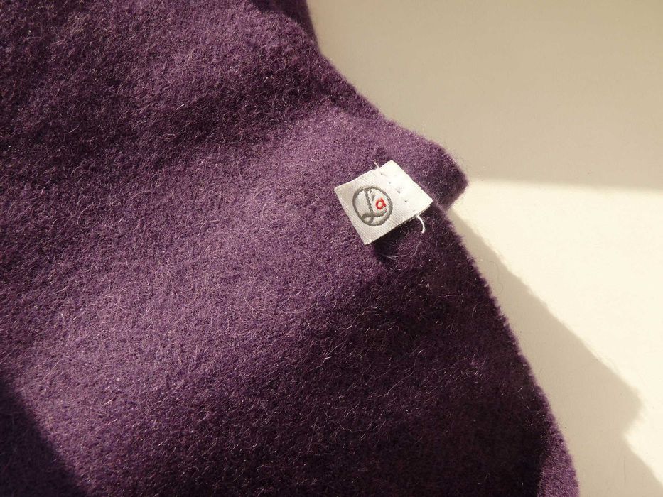 Комплект Берет и шарф,  100% шерсть+шелк Малбери, р. 55-56