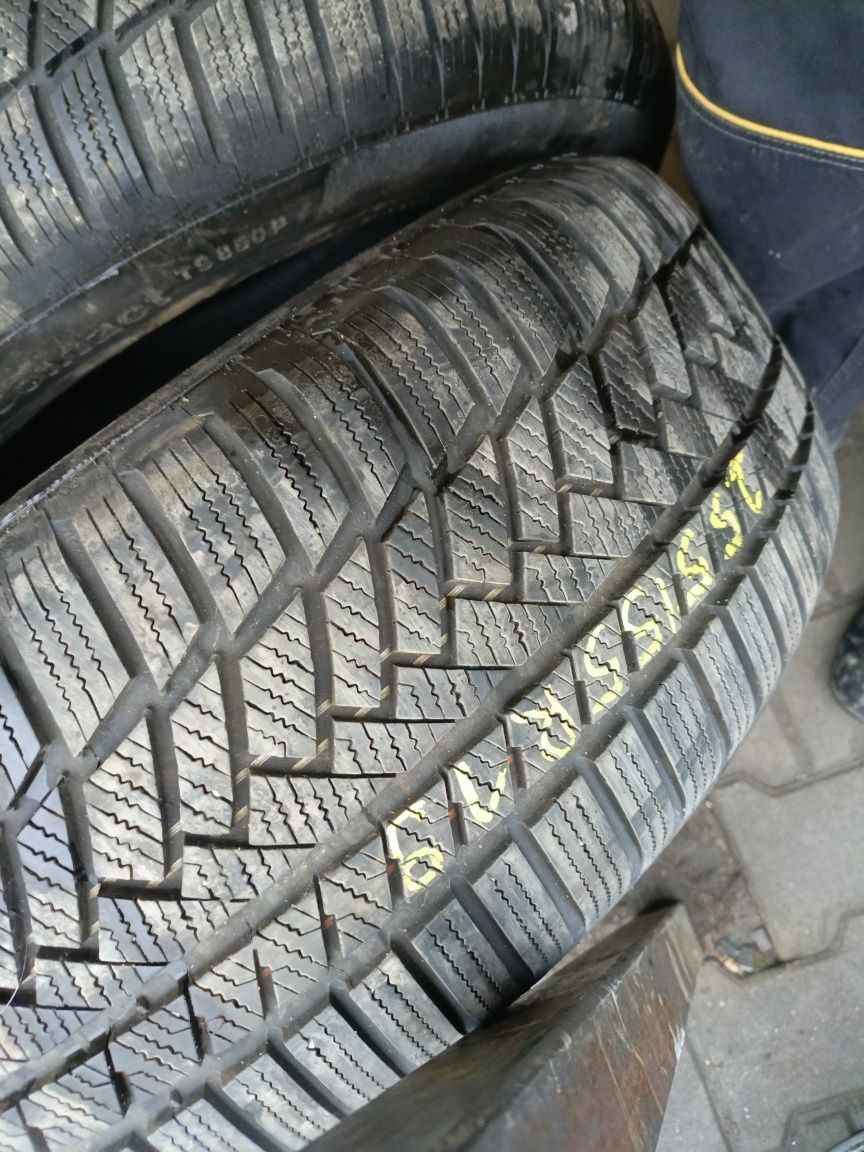 Opony zimowe 255/55/19 Continental 2 sztuki