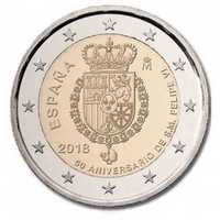 Vendo moedas de 2 euros da Espanha