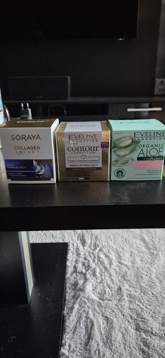 Kremy do twarzy 3 szt .Nowe!