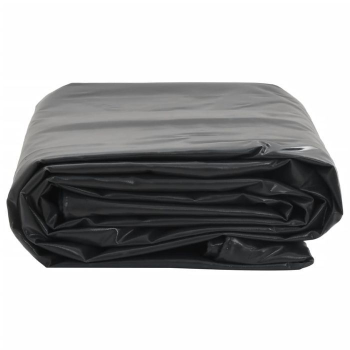 vidaXL Plandeka, antracytowa, 4x4 m, 650 g/m²