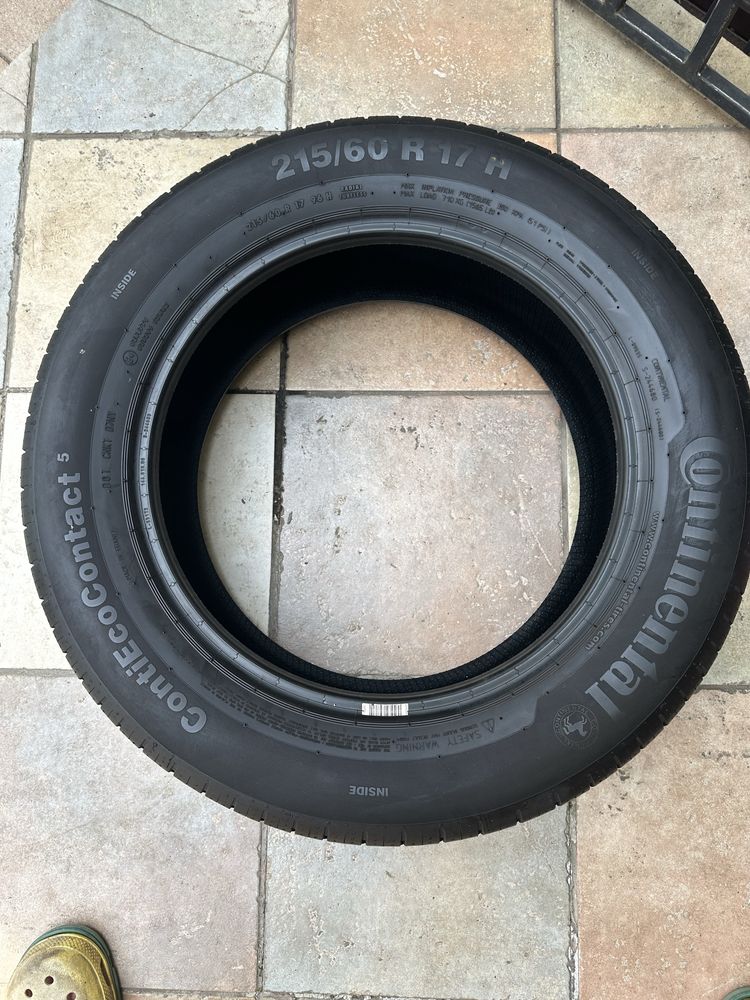 215 60 17 Continental ContiEcoContact 5,  комплект літо