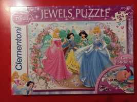 Puzzle Disney z kryształkami 104 elementy