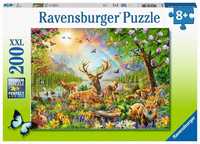 Puzzle Dla Dzieci: 200 Leśne Zwierzęta