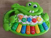 Organki pianinko krokodyl kolor zielony