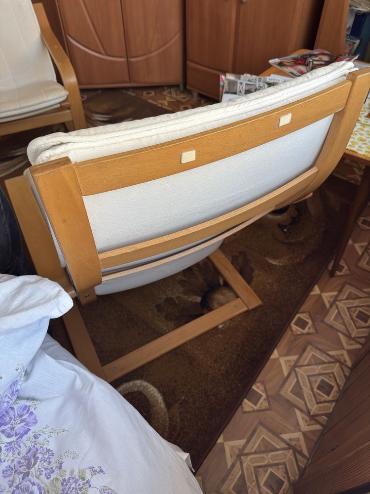 Fotele IKEA drewniane okleina bukowa 2 sztuki