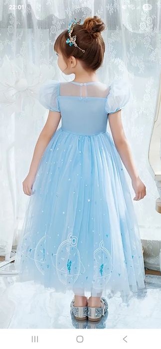 Strój kostium Elsa kraina lodu rozmiar 110