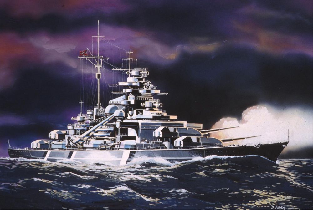 Model do sklejania okręt Bismarck Revell 05802