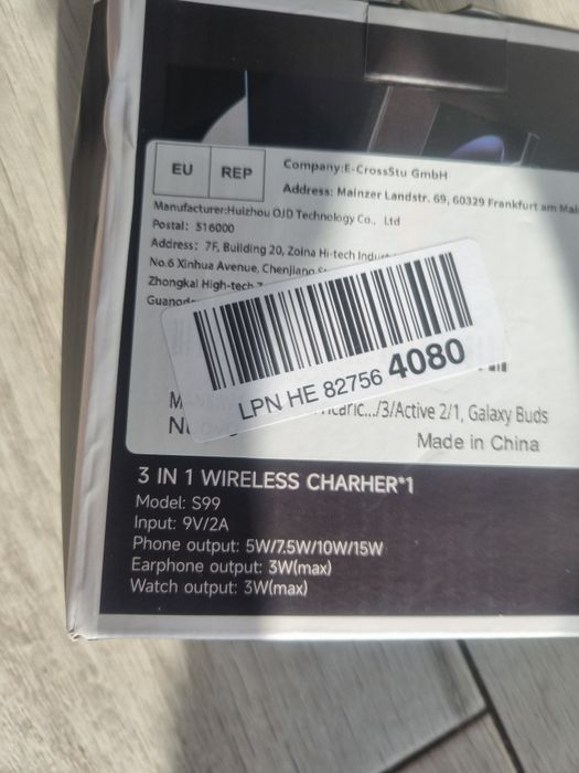 Nowa ładowarka indukcyjna zegarek telefonsłuchawki  Samsung s23