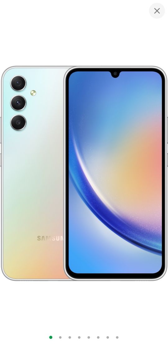 Мобільний телефон Samsung Galaxy A34 6/128GB Silver