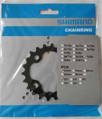 SHIMANO FC-M590  Zębatka 22 tryby czarna PCD 64mm