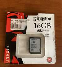 Карта памяти SDHC Kingston 16gb