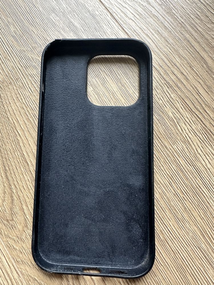 Apple leather case etui skórzane, 14 pro