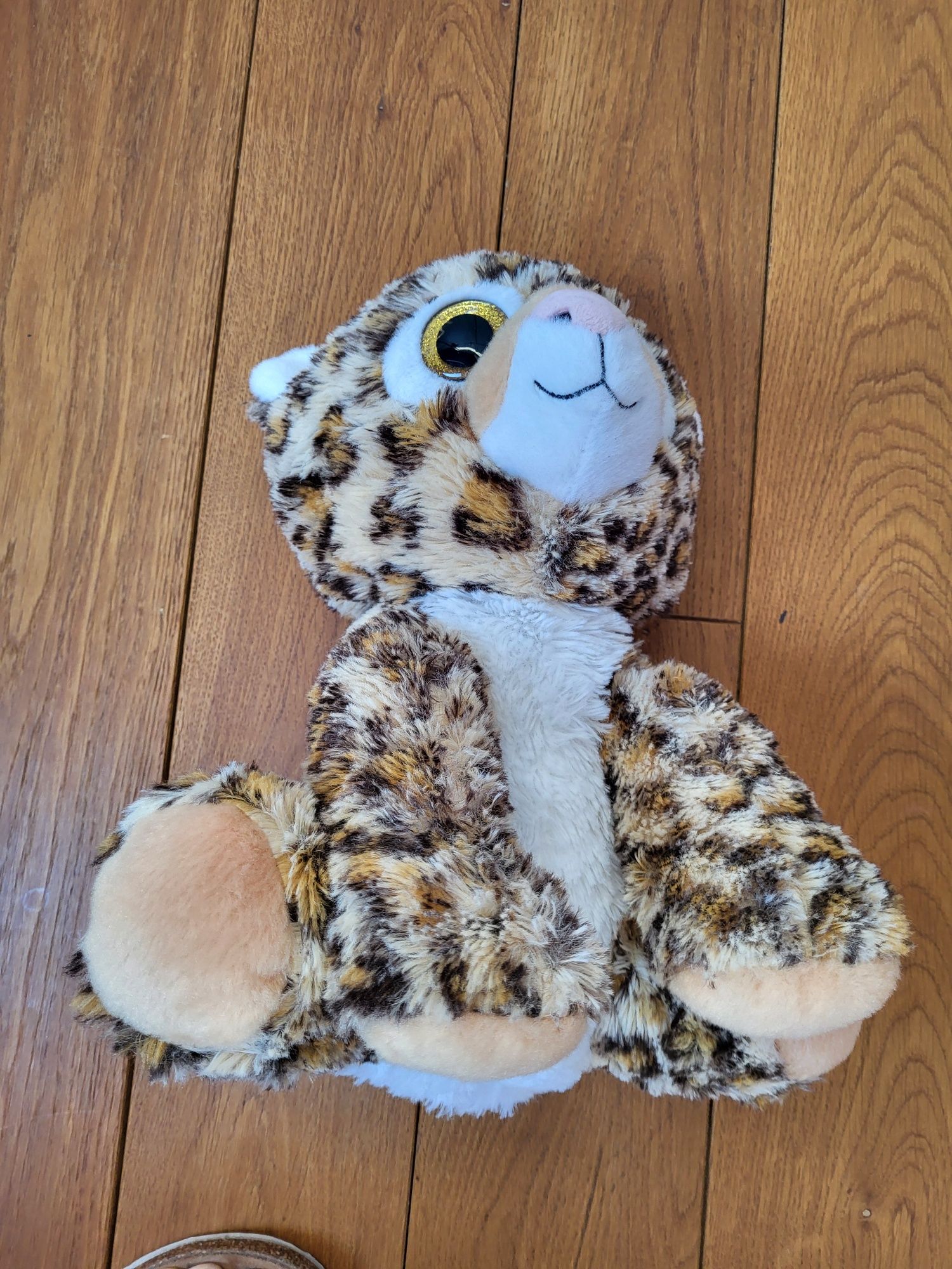 duży pluszak, maskotka lampart, gepard Pepco dł.35 cm