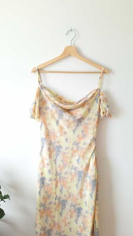 Sukienka pastelową slip dress nasty gal 38