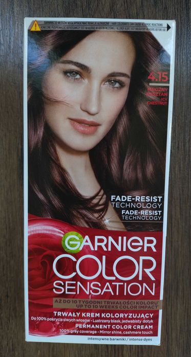 Garnier Color Sensation Farba do włosów 4.15 Mroźny kasztan