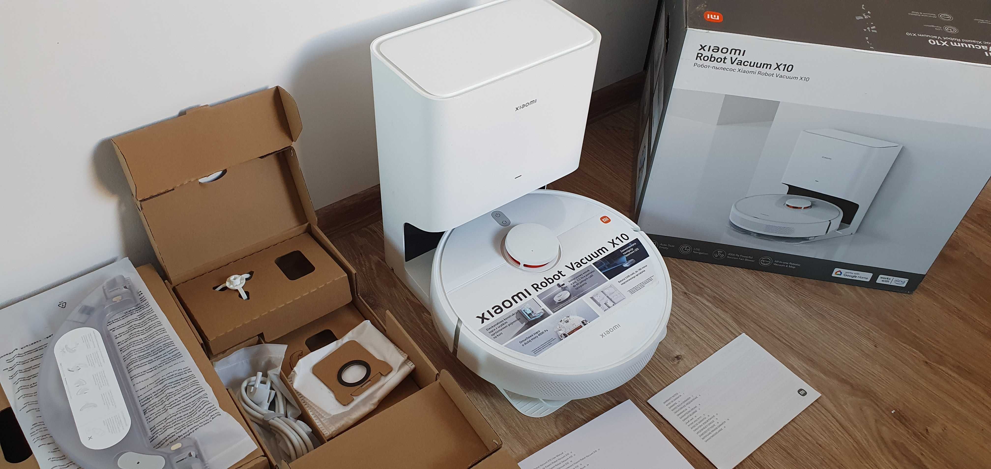 Nowy Robot Xiaomi Robot Vacuum X10 mopowanie Stacja oczyszcz. Gwar24mc