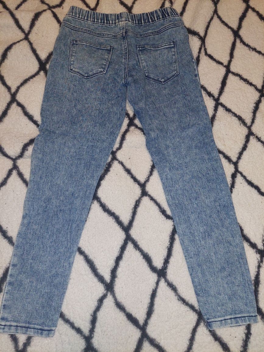 Spodnie jeans gumowe rozm 158