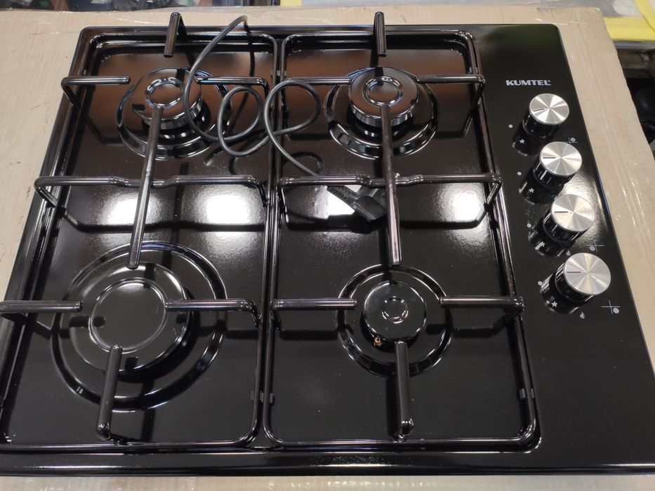 Настольная газовая поверхность KUMTEL чёрная