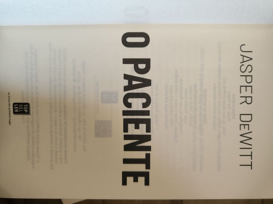 Livro "O Paciente"