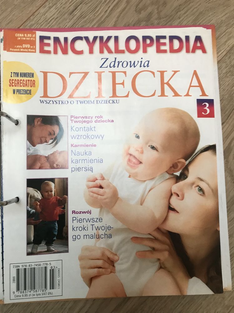 Encyklopedia zdrowia dziecka, czasopisma + płyty