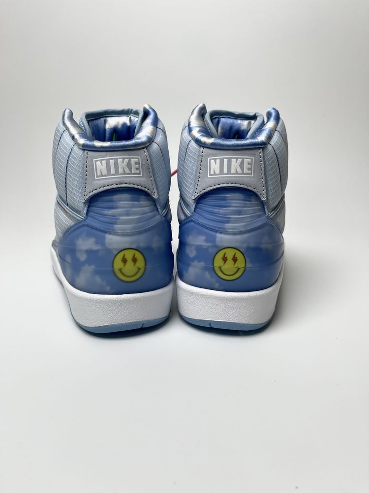 Оригинал Nike Air Jordan 2 Retro SP XJ Balvin Light Blue 3 ретро 4
