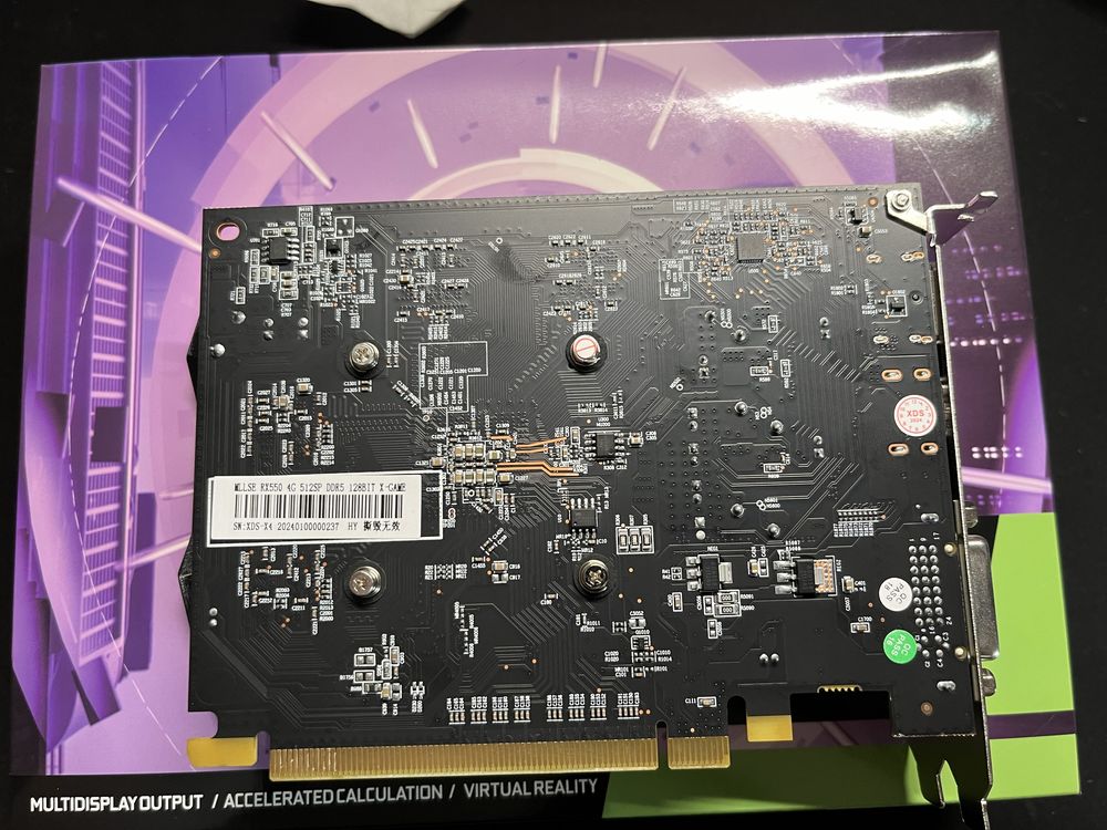 Відеокарта MLLSE AMD RX550 128bit 4Gb GDDR5