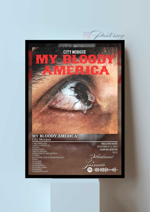 City Morgue Zillakmi Sos Mula plakat w ramce a3 album cd obraz