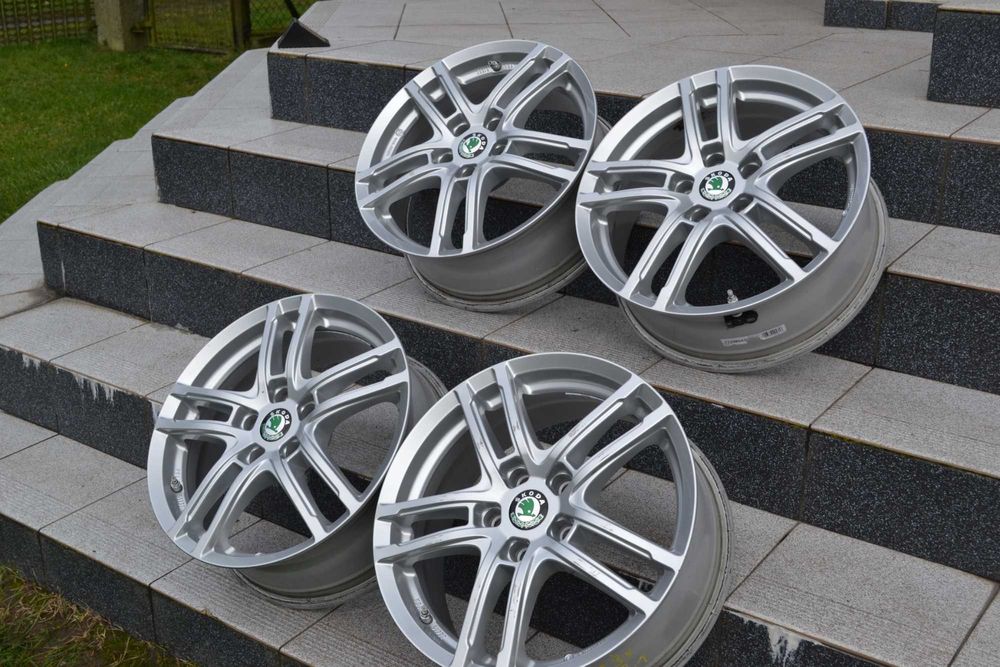 Alufelgi 5x112 Skoda 17 Cali stan bardzo dobry