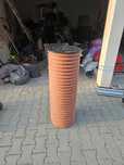 Studnia drenarska, rura karbowana z pokrywą  1m na 32cm
