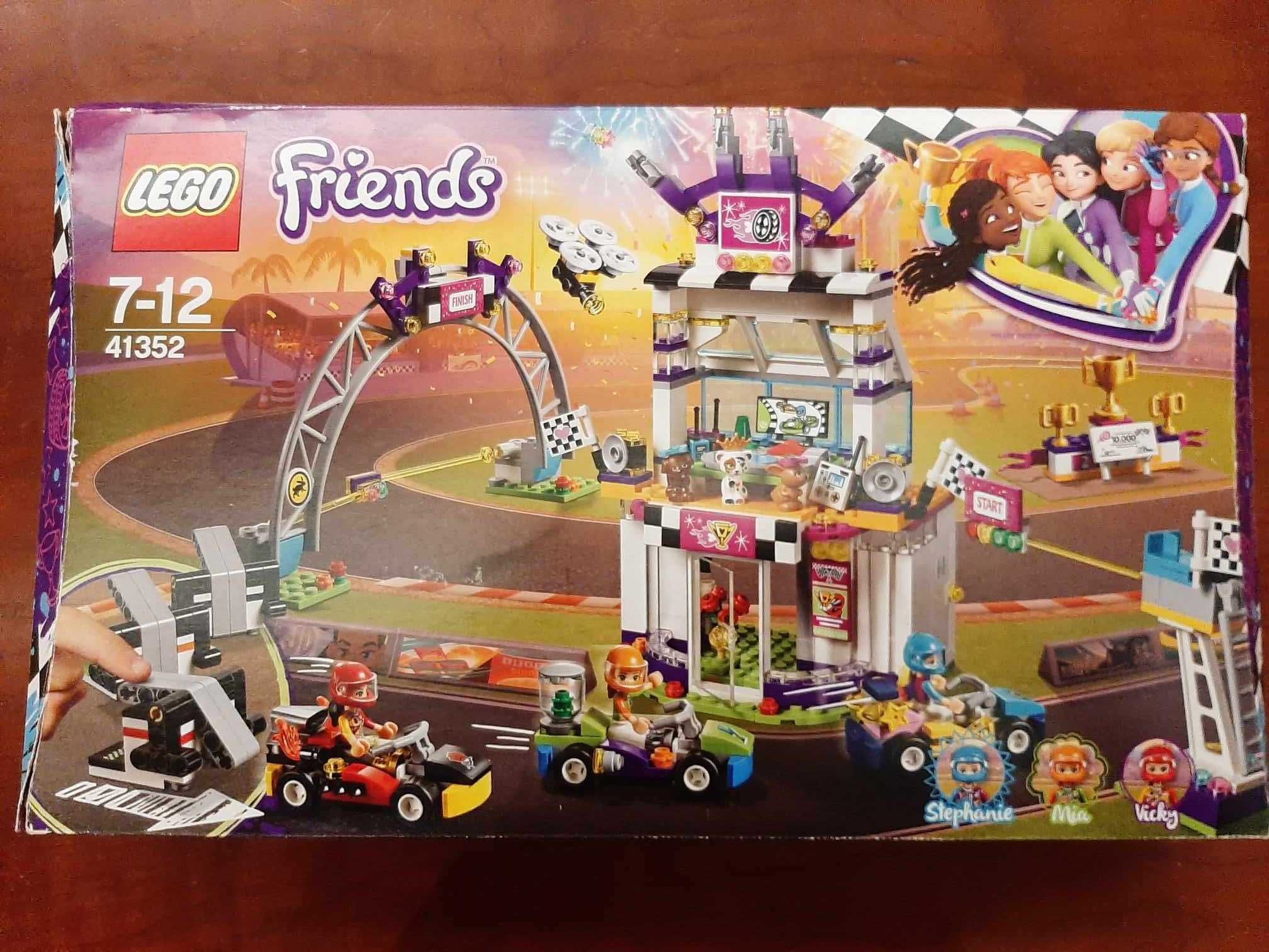 Zestaw klocków lego friends 41352 Dzień wielkiego wyścigu