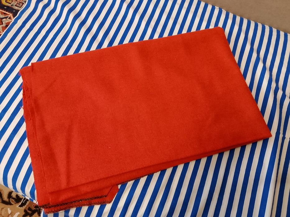 Отрез шерстяной пальтовой ткани