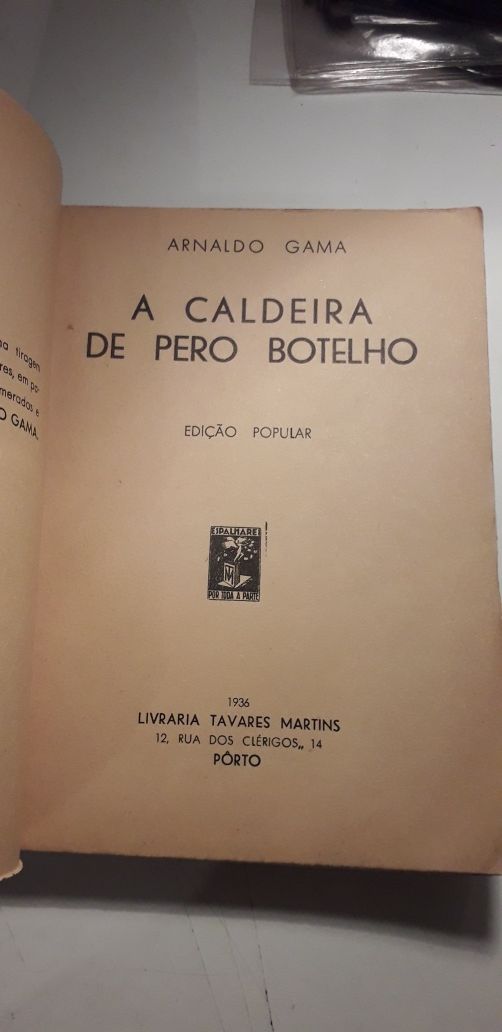 A Caldeira de Pêro Botelho - Arnaldo Gama (1936)