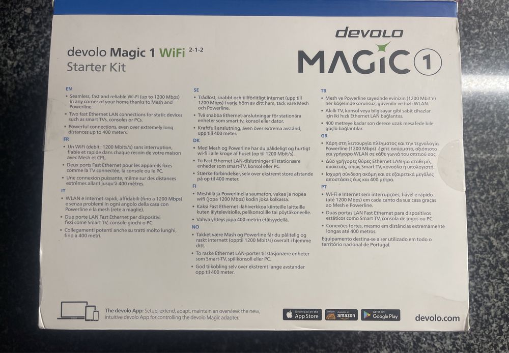 Devolo Magic 1 Starter Kit - Novo/Selado