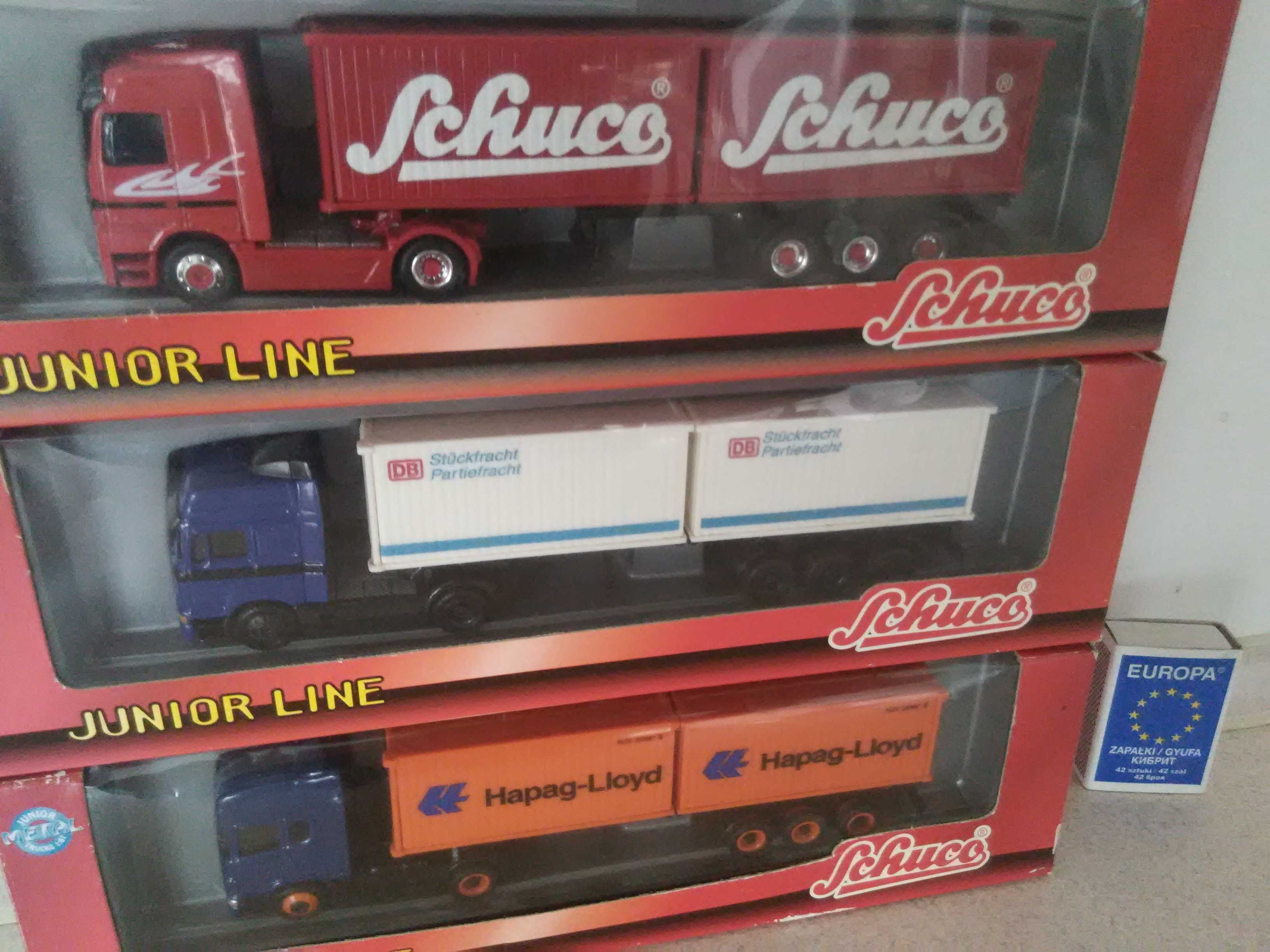 stare modele HO 1:87 Schuco ciężarówka Mercedes Scania Man Tir