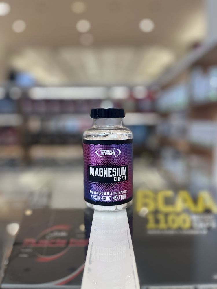Magnez Real Pharm Magnesium Citrate 90 Kaps. zdrowie skurcze Radom