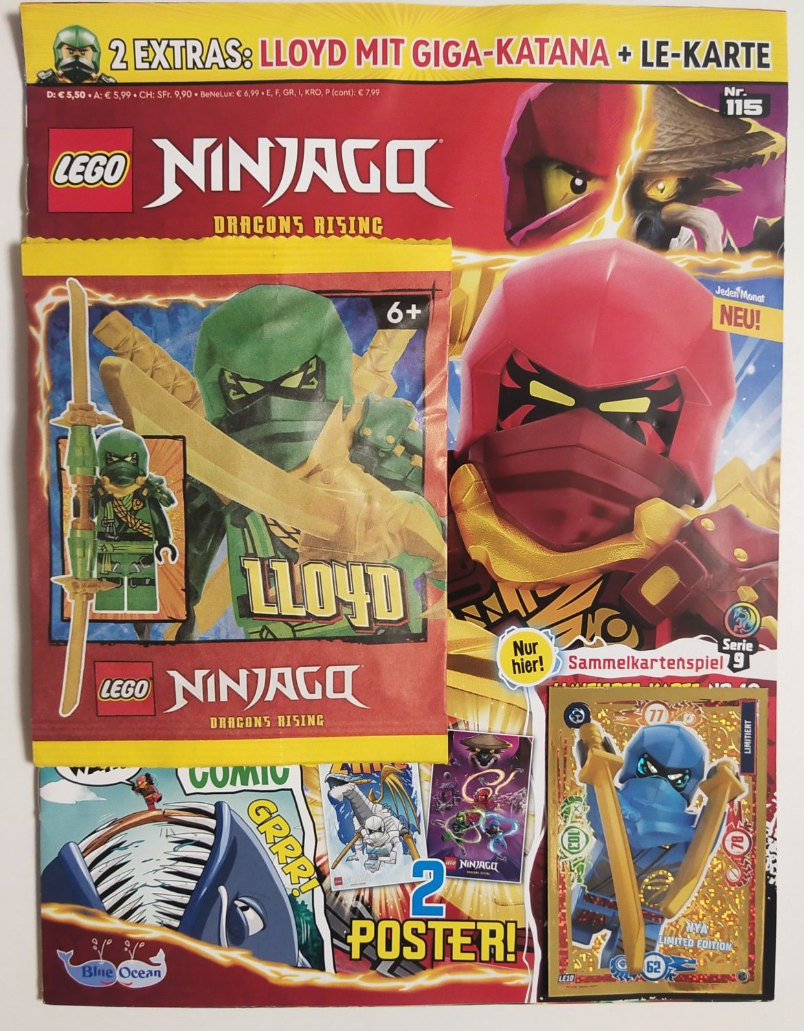 Ninjago Лего журнал пак мініфігурка