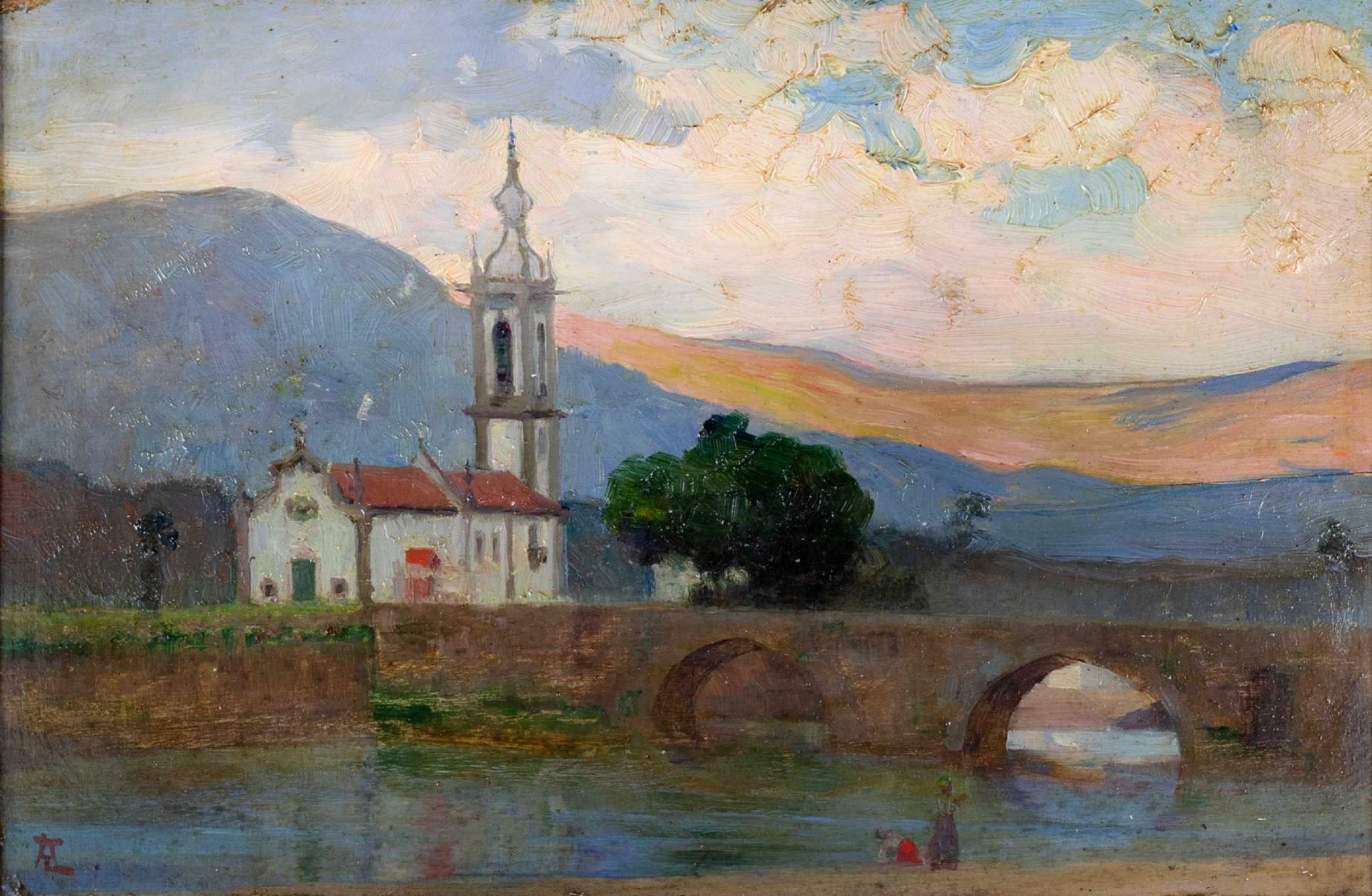 Pintura Ponte Lima Artur Loureiro | século XX