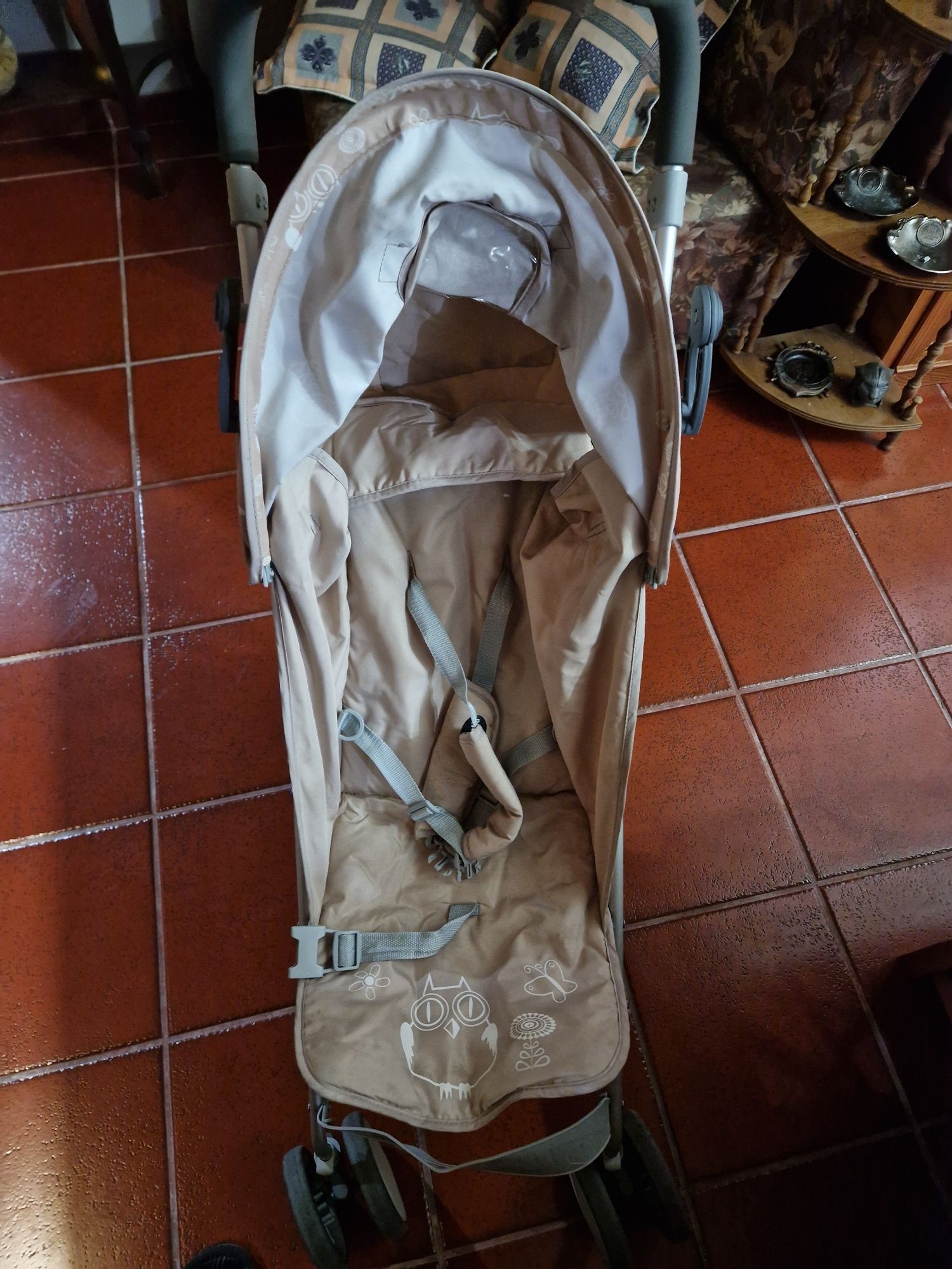 Carrinho bebe/aranha + parque infantil